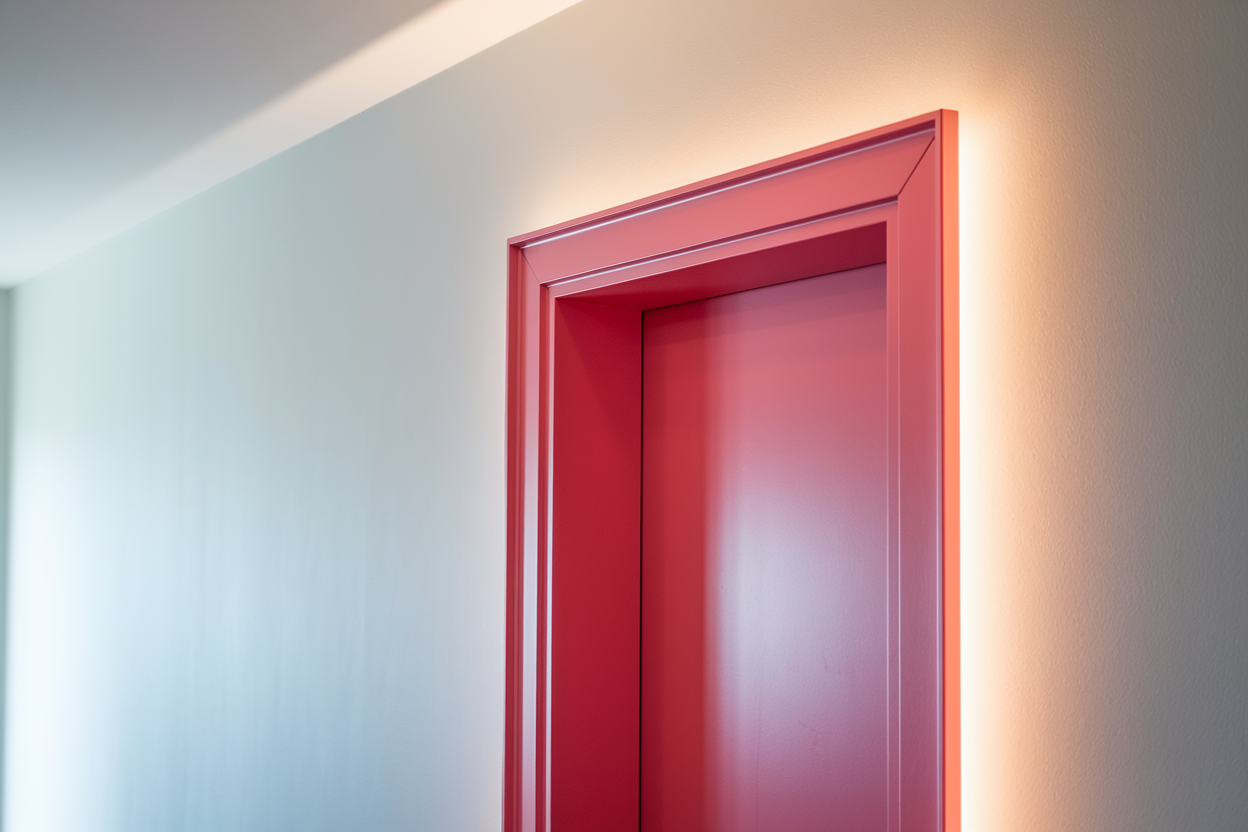 Couleur Porte Intérieure avec Mur Blanc : Choisir l'Encadrement Parfait