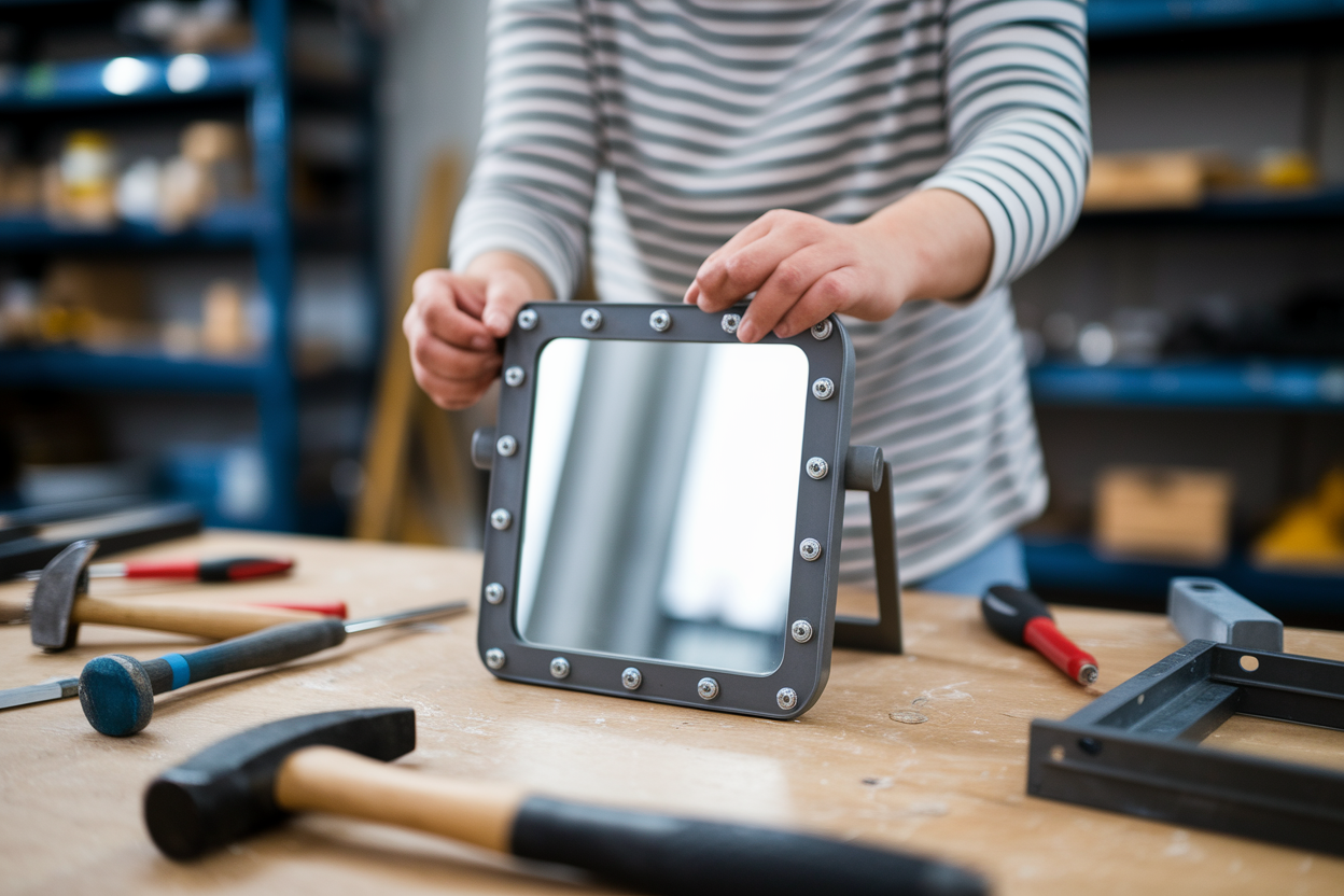 Comment Fabriquer un Miroir Industriel : Techniques et Astuces DIY