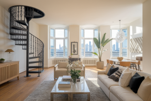 duplex-escalier-colimacon-fenetres