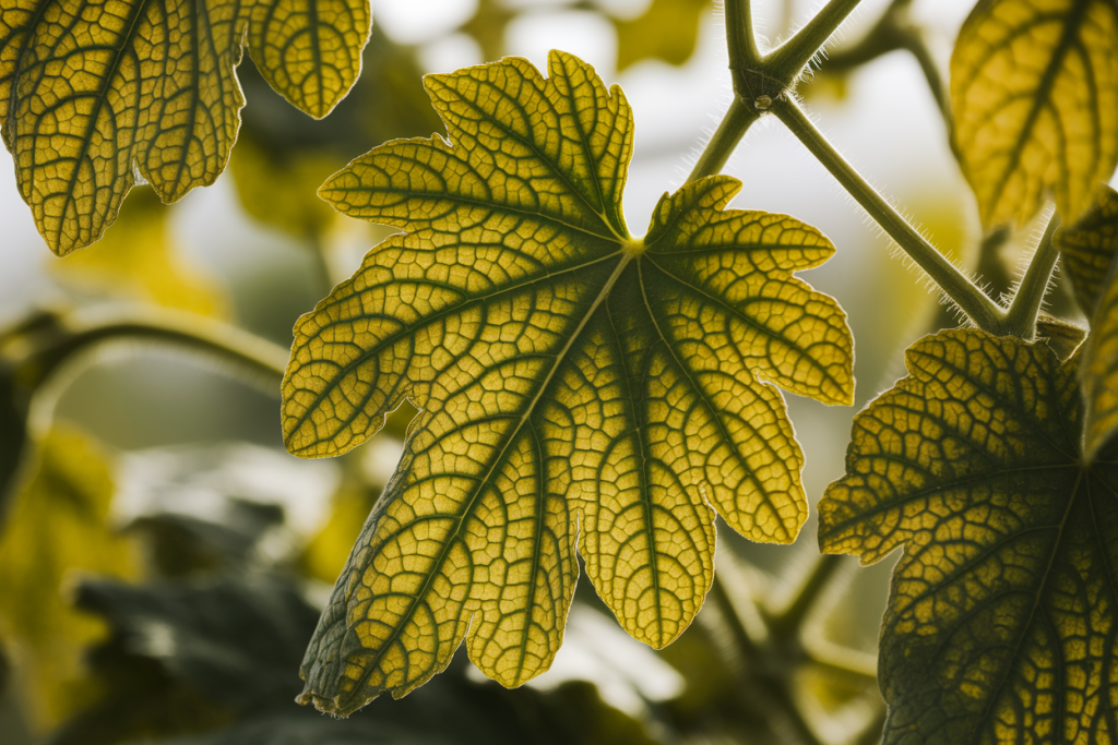 gros-plan-feuilles-concombre-jaunissement