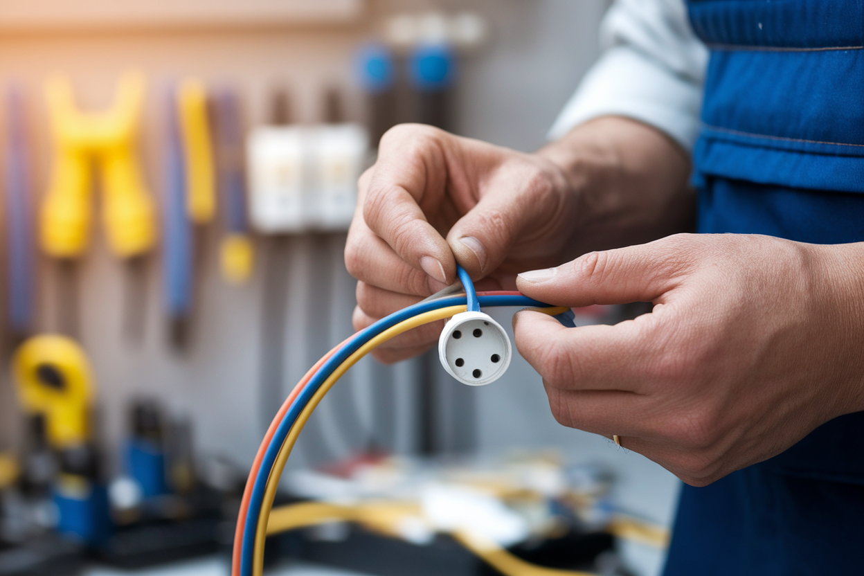 gros-plan-mains-electricien-cables-prise