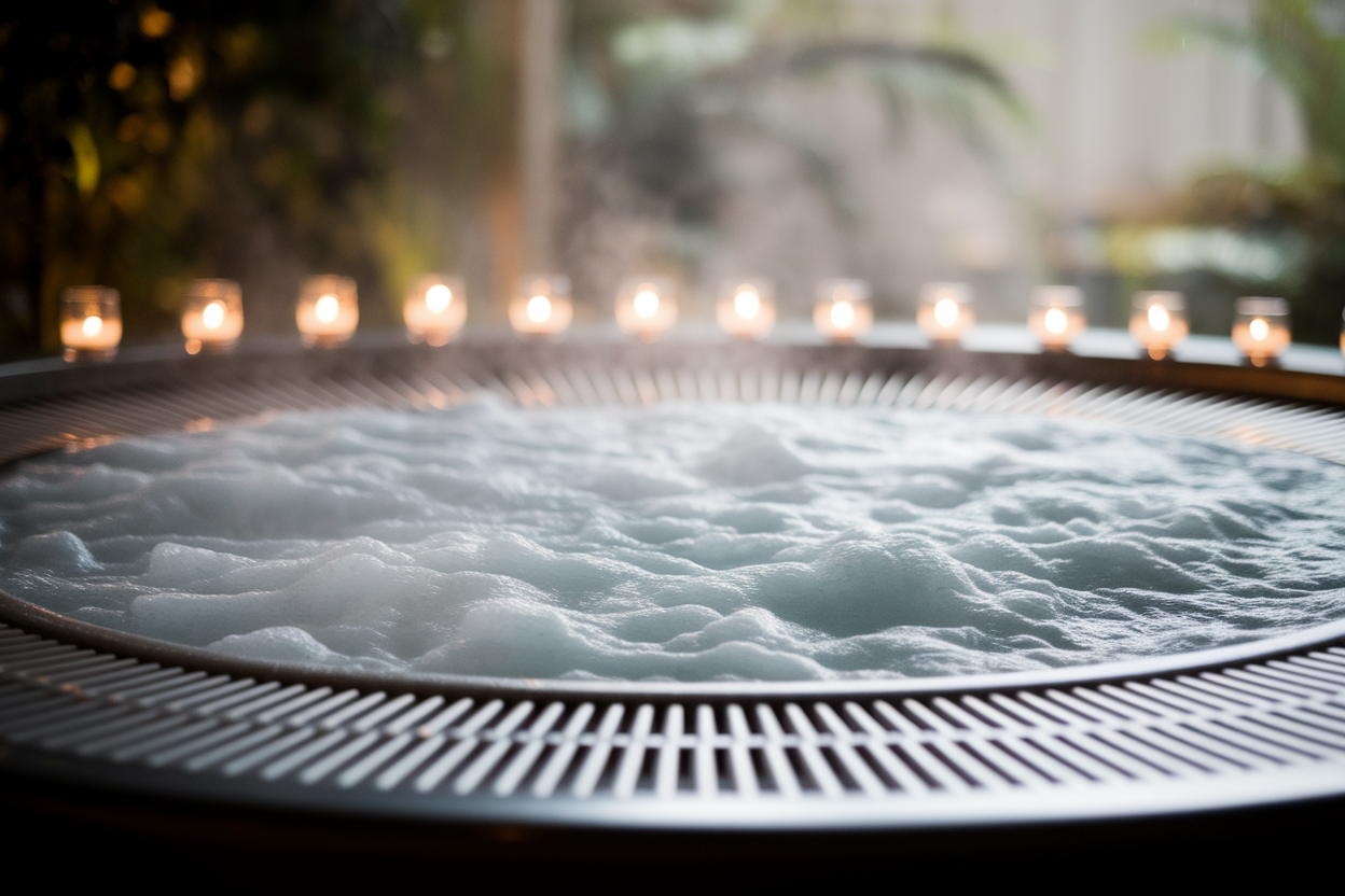 jacuzzi-bulles-vapeur-bougies-eclairage