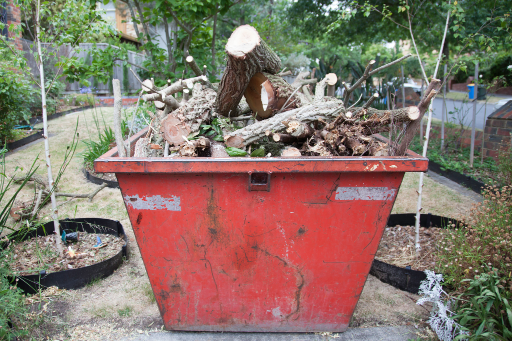 Benne déchets verts